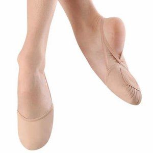 Bloch Ladies Leather Eclipse Half-Sole Lyrical Dance Shoes Size M
